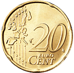 20 céntimos de euro